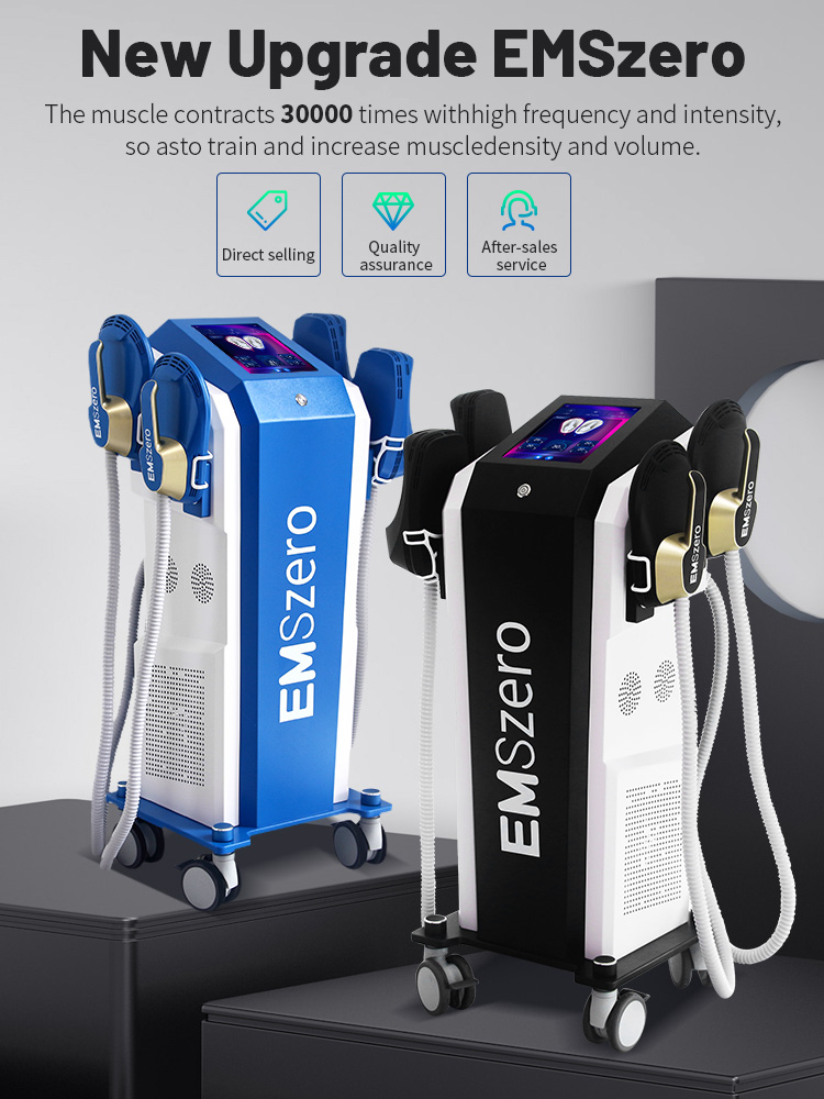 Professional 4 in 1 EMS RF Sculpting Electromagnetic Muscle Stimulation Machine